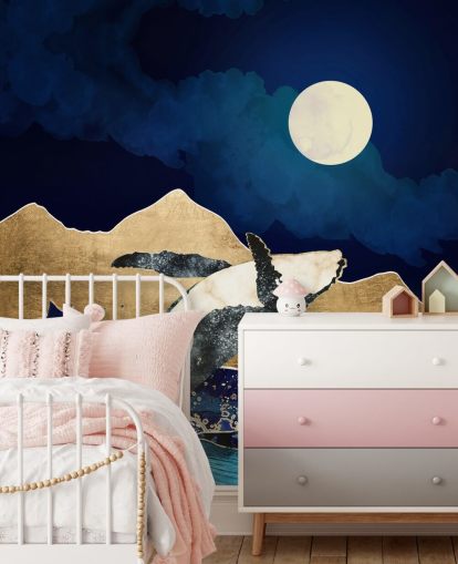 abstrakt hval hoppe ud af farvande tapet abstrakt hval hoppe ud af farvande tapet