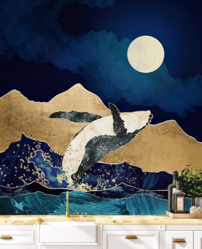 abstract whale jumping out of waters wallpaper abstract whale jumping out of waters wallpaper