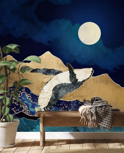 abstrakt val hoppa ur vatten tapet abstrakt val hoppa ur vatten tapet