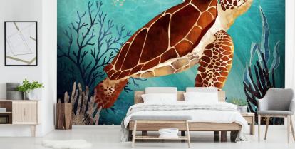 Adesivi Murali Tartaruga Marina - 15 Pezzi Per Bagno, Camera E Decorazioni Baby - Foto 4