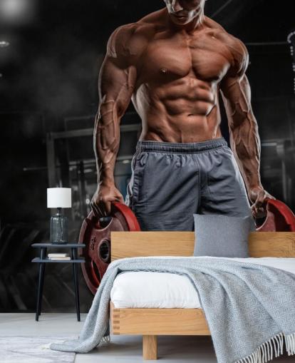 strong bodybuilder man holding weights wallpaper strong bodybuilder man holding weights wallpaper