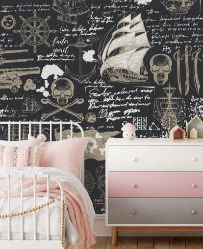 mørk pirat kruseduller tapet mørk pirat kruseduller tapet