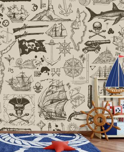 luonnollinen merirosvo doodles tapetti luonnollinen merirosvo doodles tapetti