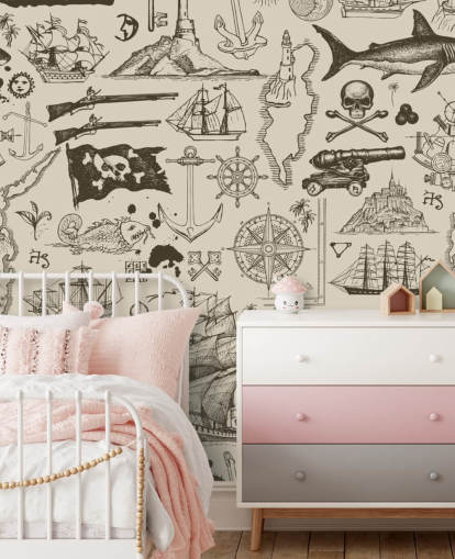 natural pirate doodles wallpaper natural pirate doodles wallpaper