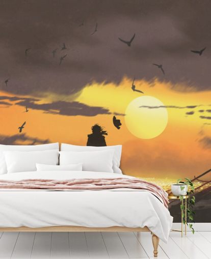 fondo de pantalla pirata en barco pirata al atardecer fondo de pantalla pirata en barco pirata al atardecer