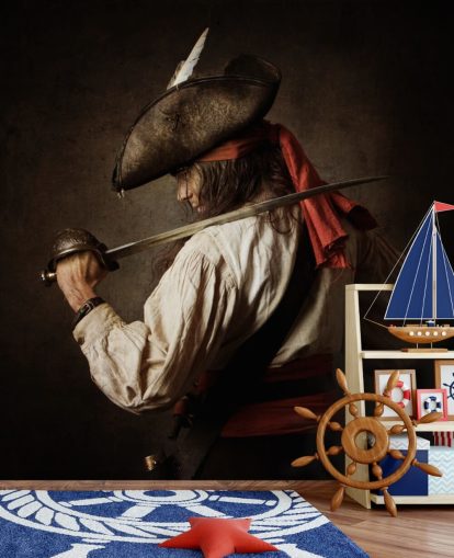 papel de parede pirata com espada