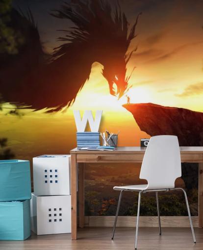 fondos de escritorio dragon sunset