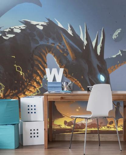 fond d'écran Dragon avec son Seigneur fond d'écran Dragon avec son Seigneur