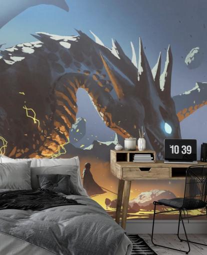 dragon with its lord wallpaper dragon with its lord wallpaper