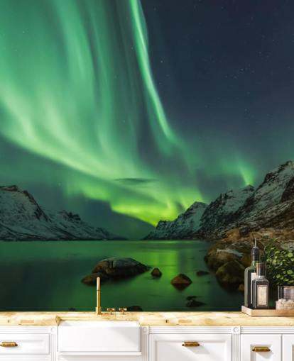 Aurora Borealis in Tromsø Wallpaper Mural
