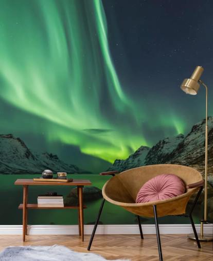Aurora Borealis in Tromsø Wallpaper Mural