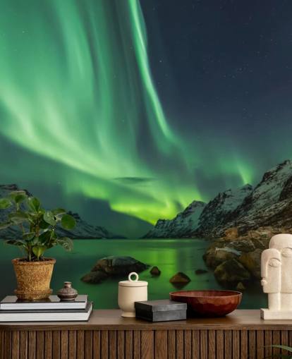 Aurora Borealis in Tromsø Wallpaper Mural