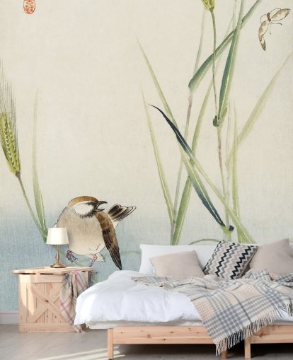 orientalischer Vogel Tapete