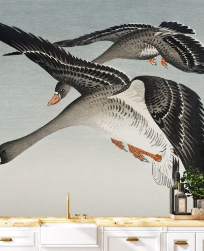 gjess og måne tapet