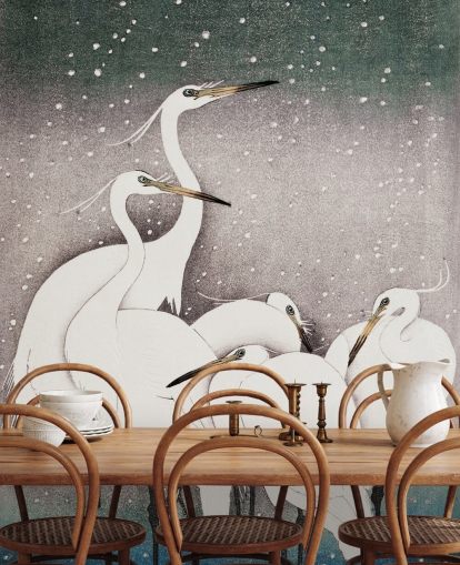 hvit egrets tapet hvit egrets tapet