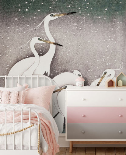 hvid egrets tapet hvid egrets tapet