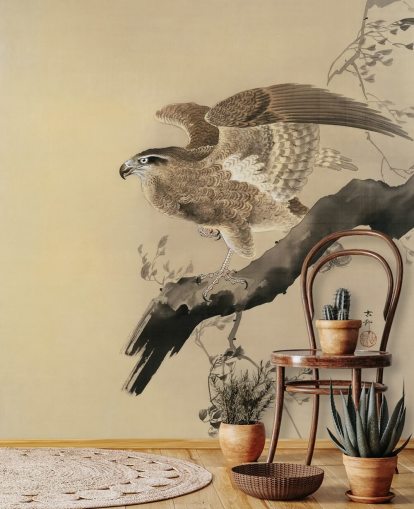 papier peint peinture orientale aigle papier peint peinture orientale aigle