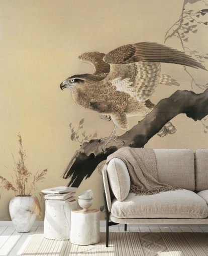 carta da parati pittura orientale aquila carta da parati pittura orientale aquila