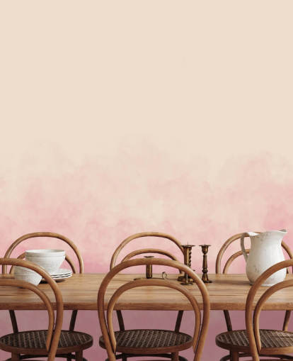 pink omber wallpaper mural called Pink Smoke for bedrooms