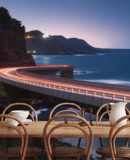 To The Light Risen Bridge Highway Wallpaper