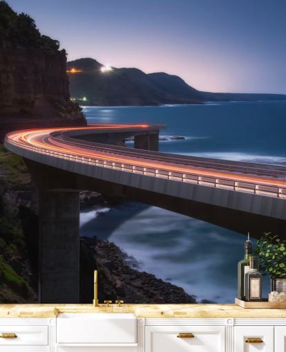 Alla luce Carta da parati Risen Bridge