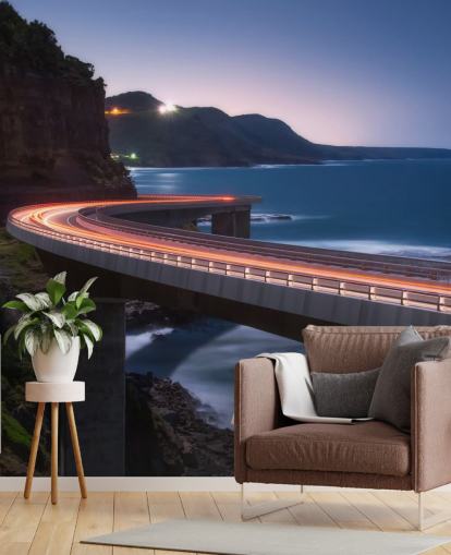 To The Light Risen Bridge Highway Wallpaper