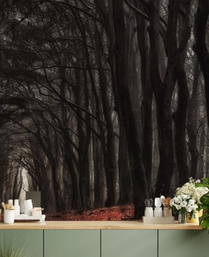 Darkness Come Alive Woodland Wallpaper