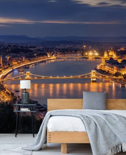 carta da parati budapest e fiume di notte carta da parati budapest e fiume di notte