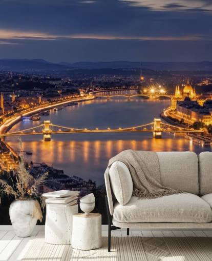 budapest and river at night wallpaper budapest and river at night wallpaper