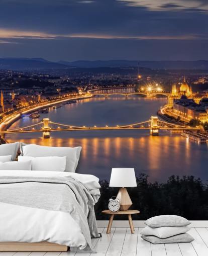 budapest and river at night wallpaper budapest and river at night wallpaper