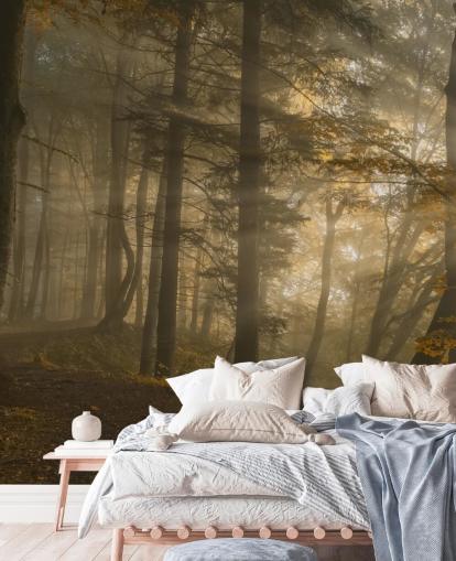 Forest Light Wall Mural Wallpaper