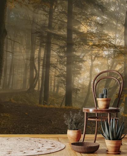 Forest Light Wall Mural Wallpaper