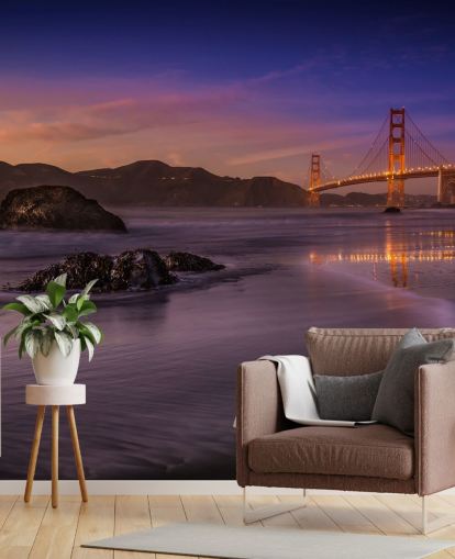 golden gate bridge vista costiera al tramonto carta da parati golden gate bridge vista costiera al tramonto carta da parati