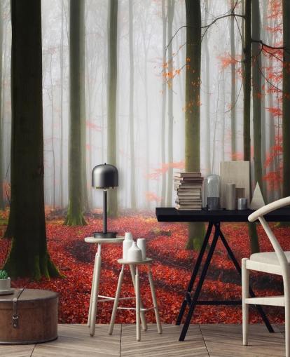 herfst bos behang herfst bos behang