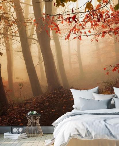 Mod lys vægmaleri tapet