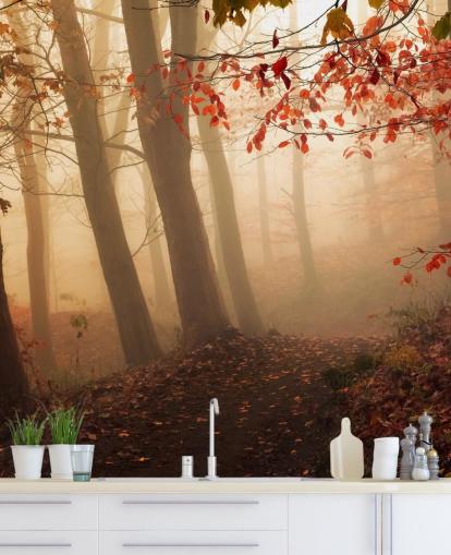 Kohti valoa seinämaalaus Taustakuva Kohti valoa seinämaalaus Taustakuva