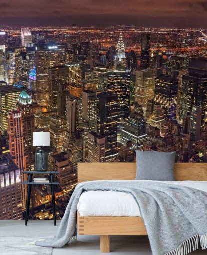 Carta da parati murale con New York