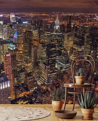 New York Mural Wallpaper New York Mural Wallpaper