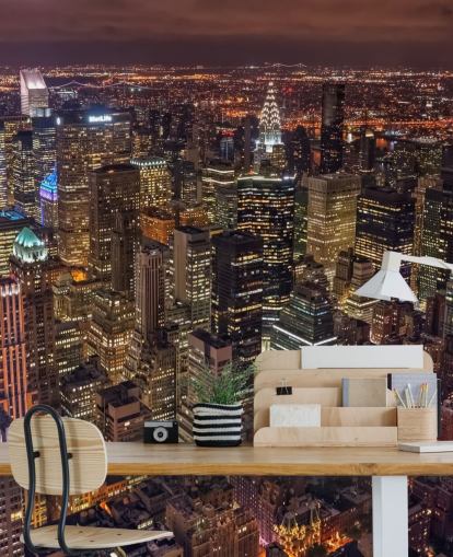 New York Mural Wallpaper New York Mural Wallpaper