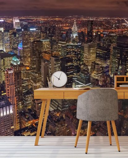 Muurschildering van New York