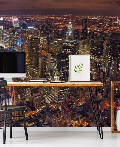 New York Mural Wallpaper New York Mural Wallpaper