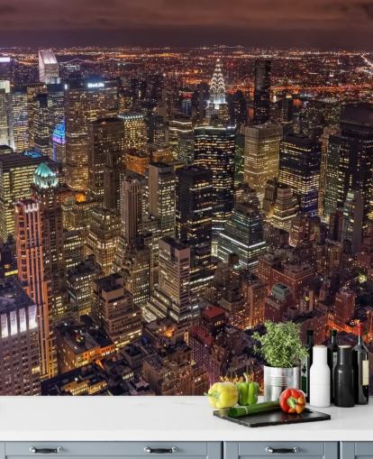 New York Mural Wallpaper New York Mural Wallpaper