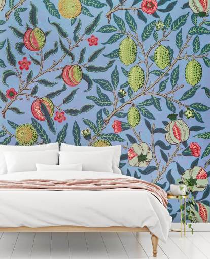 blue background limes and pomegranate wallpaper blue background limes and pomegranate wallpaper