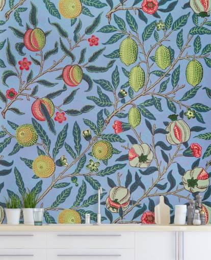 sfondo blu lime e melograno sfondo blu lime e melograno