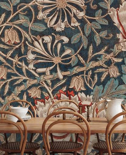 old floral wallpaper by william morris