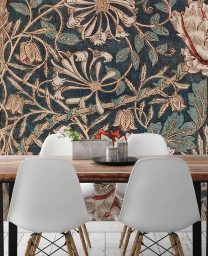 old floral wallpaper by william morris