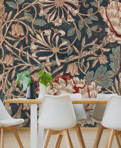 old floral wallpaper by william morris