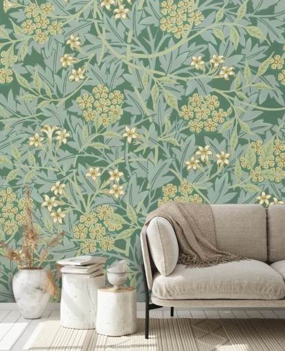 leaves and flowers green wallpaper leaves and flowers green wallpaper