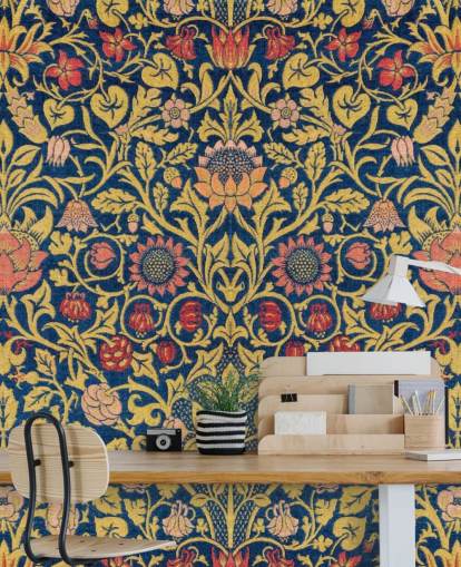 papel pintado vintage floral oscuro papel pintado vintage floral oscuro