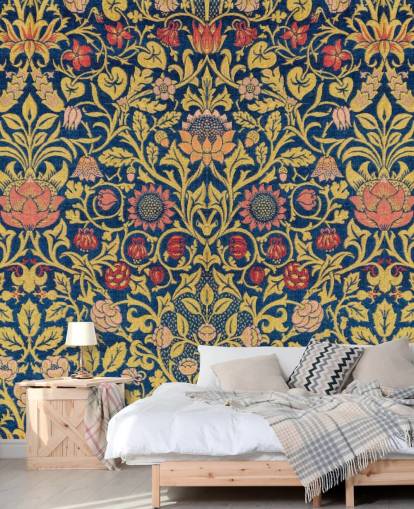 dark floral vintage pattern wallpaper dark floral vintage pattern wallpaper